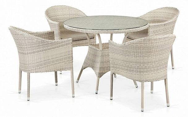 Набор уличный  T190A/Y350A-W85-D90 Latte 4Pcs - Вид 1