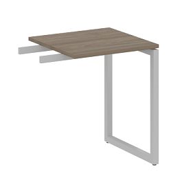 Metal System Quattro Приставной элемент на О-образном м/к 40БО.ПР-1 Вяз/Серый металл 600*600*750 - Фото предпросмотра