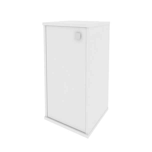 Style Шкаф низкий узкий левый Л.СУ-3.1 (L) Белый 412*410*828 - Вид 1