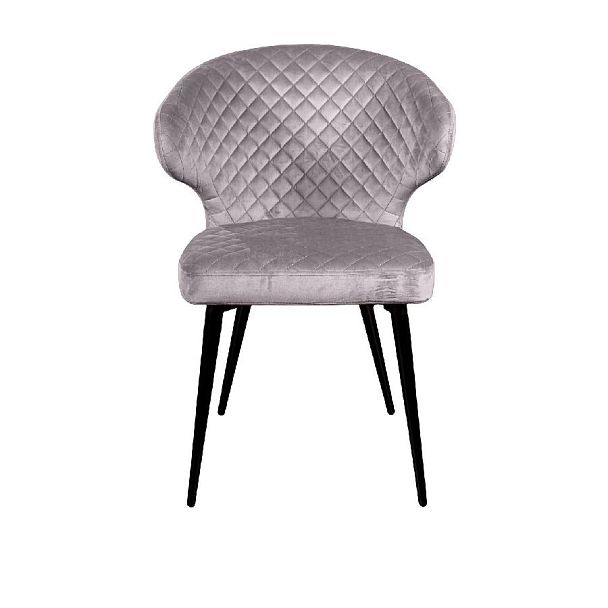 Стул Richard ромб, бархат светло-серый 26 - Вид 2