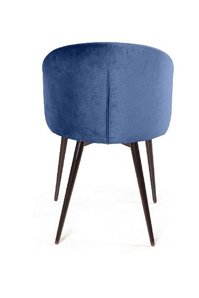 Стул Mont Blanc, бархат синий 29 / черный конус - Вид 8