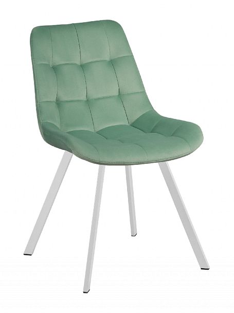 Стул поворотный Эйден М, Confetti aquamarine/белый - Вид 4