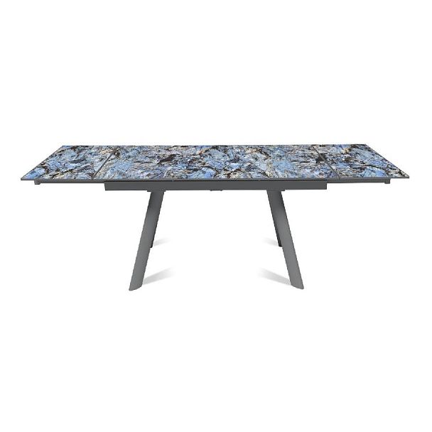 Стол раскладной Stone (140+40+40), керамика глянцевая Lemurian blue - Вид 6