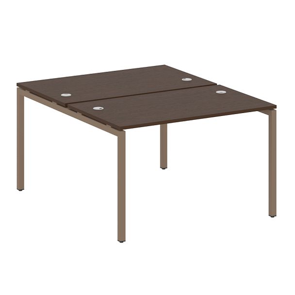 Metal System Quattro Р. ст. на П-образном м/к 40БП.РАС-СП-2.2 Венге/Мокко металл 1200*1475*750 - Вид 1