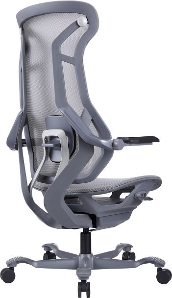 Эргономичное кресло Everprof Atom Grey (Атом Грэй) Сетка Серый - Вид 5