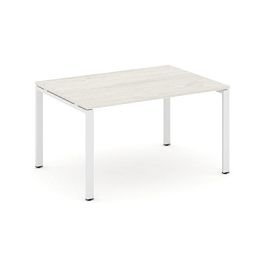 Стайл Проджект Стол переговорный SN-6P.SPRG-002.3 Дуб Наварра/Металл Белый 1180*980*750 - Фото предпросмотра