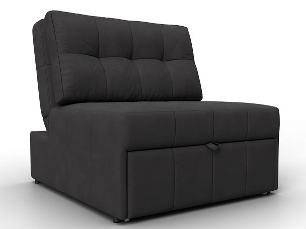 Кресло-кровать Лига-107 (80) Замша коричневый - Вид 1