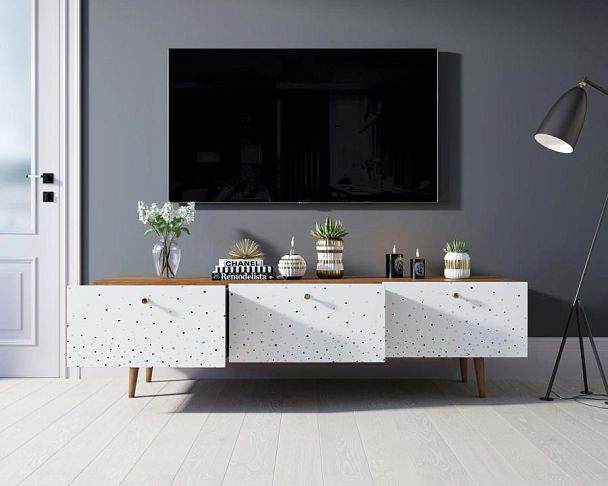 Комод Berber с ящиками низкий под TV принт 15 арт BB19/Print_15 - Вид 2