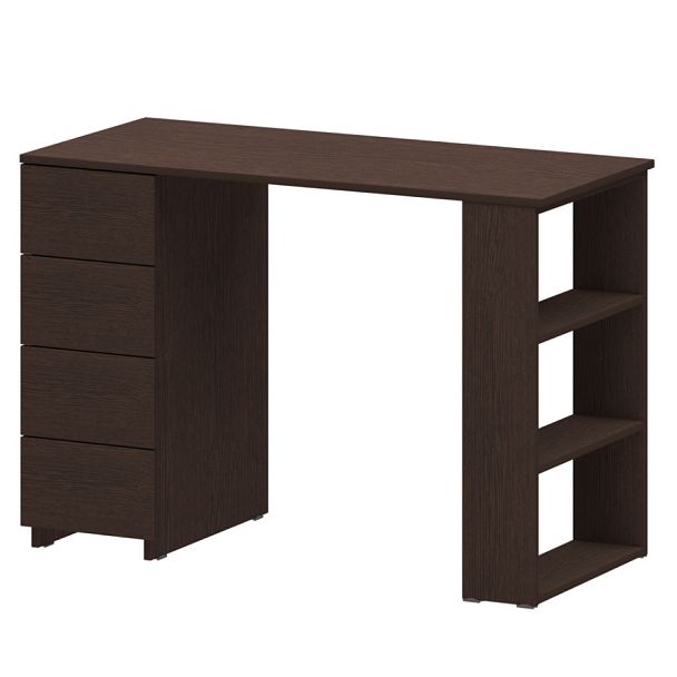 Стол с тумбой Н-3262 Дуб венге 1100x500x750 Арго HOME - Вид 1