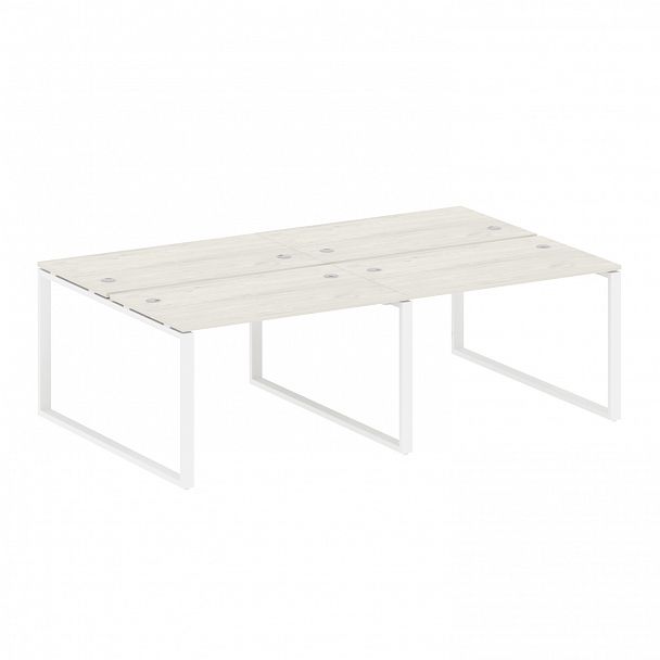 Рабочая станция "Metal System" БО.СМ-4.2 дуб наварра/белый - Вид 1