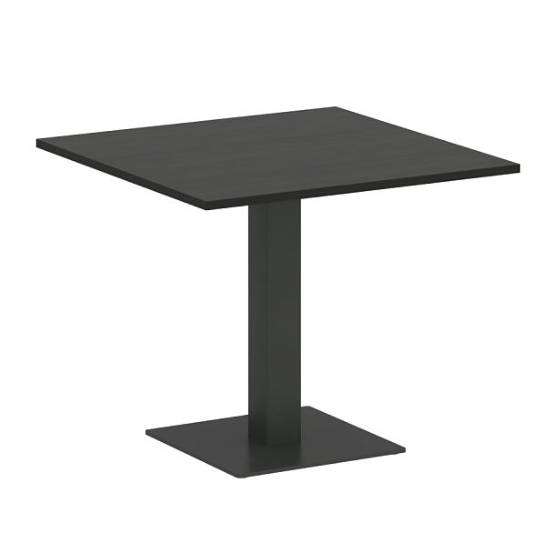 Home Office Стол квадратный VR.SP-5-90.2 Суар тёмный/Антрацит металл 900*900*750 - Вид 1