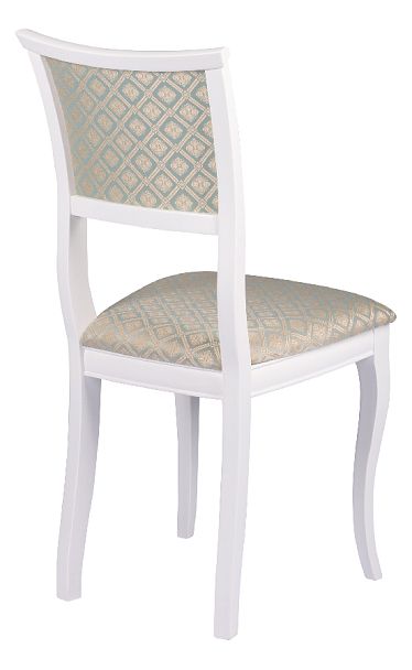 Обеденная группа стол Арей 160(210)х90х76 Белый и 4 стула Камир Белый/Бирюзовый жаккард - Вид 9