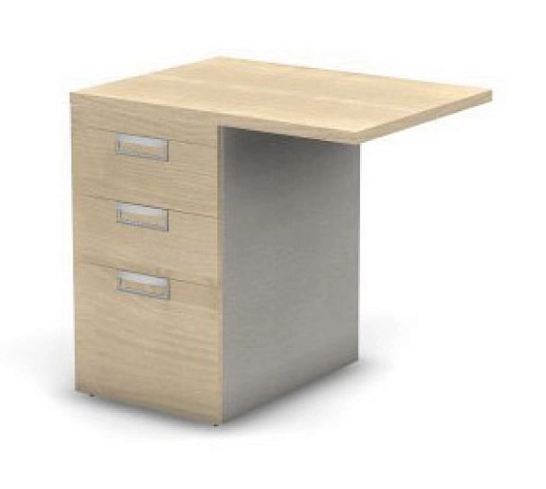 EUROPE/ЕВРОПА RE065-80х60 Тумба приставная 800x600x750 Акация светлый - Вид 1