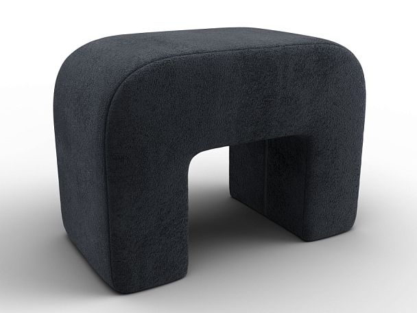 Пуф 008 Велюр серый - Вид 5