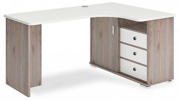 Стол письменный Домино СР-165С Белый/Нельсон правый - Вид 1