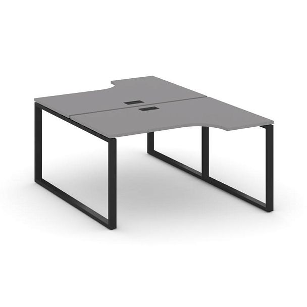 Стайл Проджект Рабочая станция эргономичная SN-6O.DRPA-001 Серый Пепел/Металл Черный 1380*1232/1992* - Вид 1