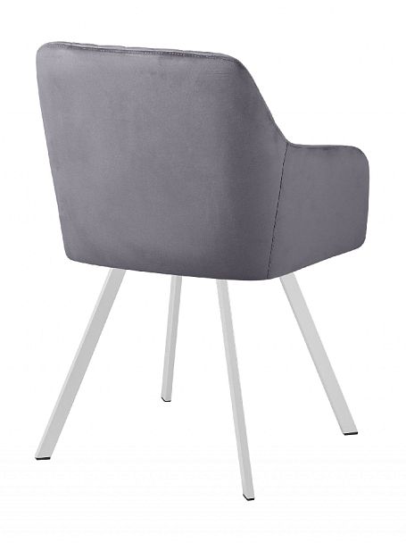 Кресло Барли, темно-серый H-15/белый - Вид 4