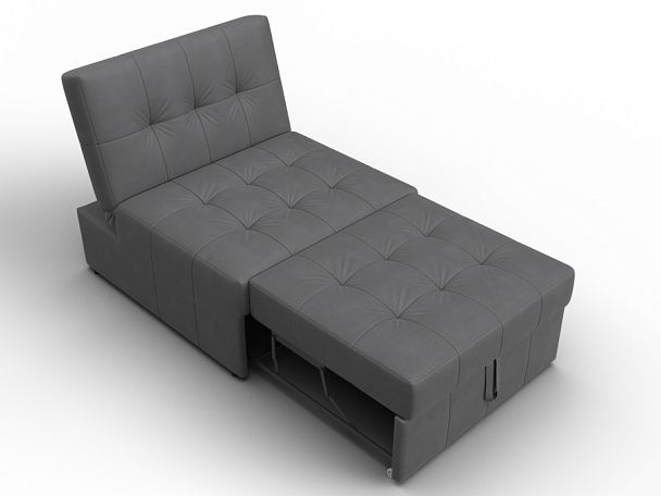 Кресло-кровать Лига-107 (80) Замша серый - Вид 7