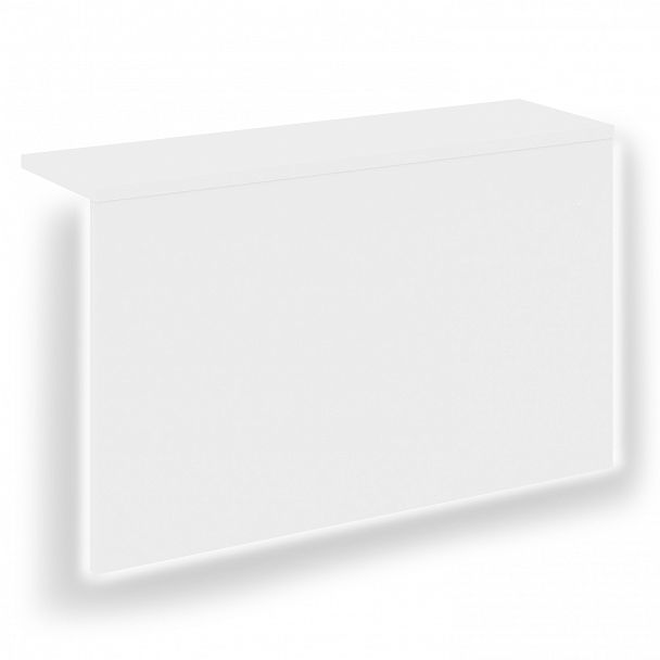 Накладка с подсветкой прямая высокая "Onix" О.R-NP.V-158.1.S белый - Вид 1