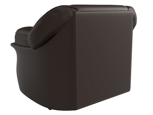 Кресло Карнелла (полностью экокожа коричневая) - Вид 6