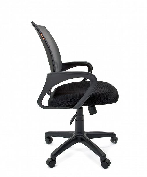 Кресло CHAIRMAN 696, ткань TW/сетчатый акрил, серый - Вид 3