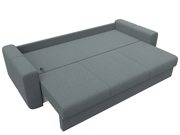 Диван прямой Лига-031 Рогожка серый - Вид 8