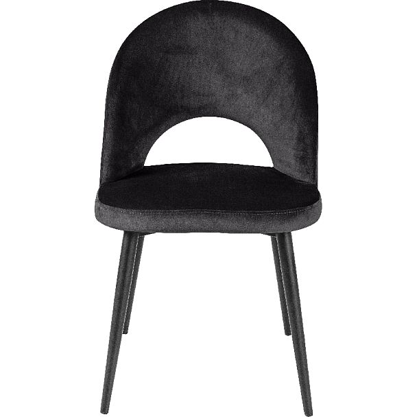 Комплект кухонных стульев Рэди черный велюр/черный, 3 шт. - Вид 2