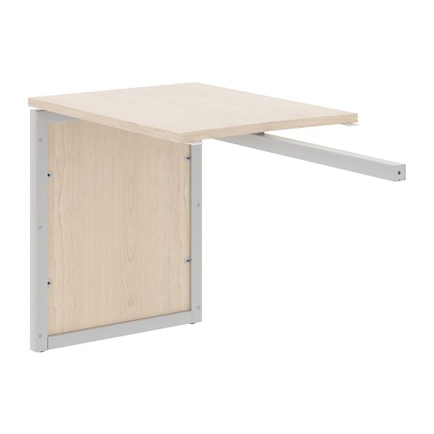 Брифинг приставка XQPR 889 Бук Тиара/Алюминий 800х600х750 XTEN-QP - Вид 1