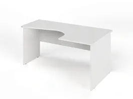 ЛАЙТ / LIGHT RLG005-16x11R Угловой стол 160x110x75 Белый - Фото предпросмотра