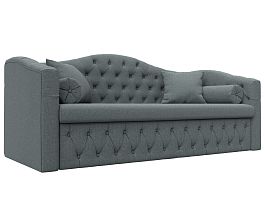 Диван детский прямой Мечта Рогожка серый - Фото предпросмотра