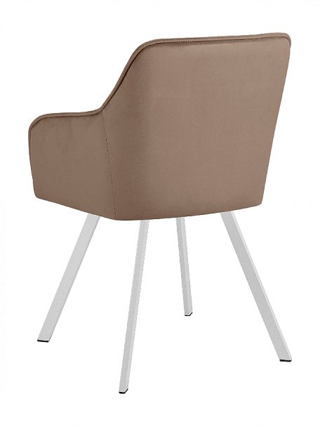 Комплект кресел поворотных Мони, Confetti latte/белый, 3 шт. - Вид 6