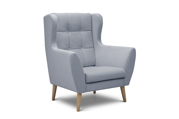 Кресло "Фиджи" серый - Вид 1