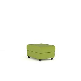 Стол журнальный со стеклом Матрикс экокожа фисташковая CN1131 - Фото предпросмотра