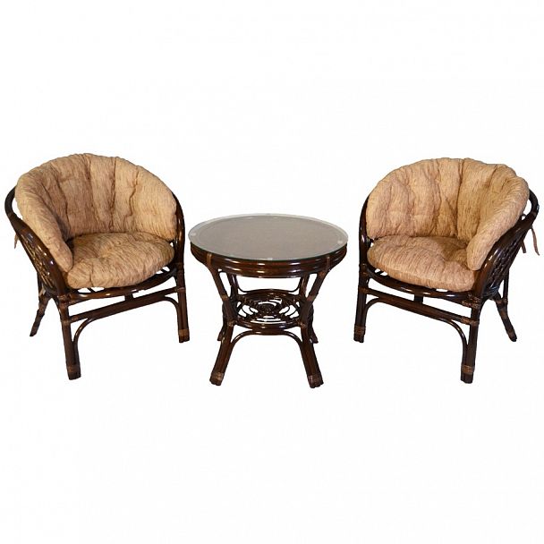 Комплект "Багама" дуэт, подушки коричневые полные твил - Вид 10