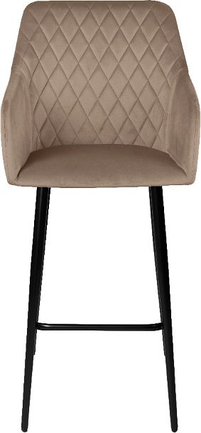 Барное поворотное кресло Барли К, Confetti latte/черный - Вид 3