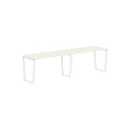 Стол 2-х местный EVWST 2767 Ясень Траун/Белый 2726х670х750 EDIS - Фото предпросмотра