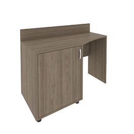 Light Стол (узкий) с тумбой и бортиком С-СТУ-120 (L) Вяз 1200*550/400*750 - Фото предпросмотра