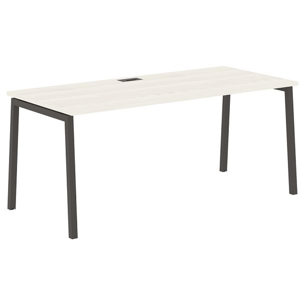Стол прямой ELST 1780 Ясень Траун/Мокко 1760х800х750 EDIS - Вид 1