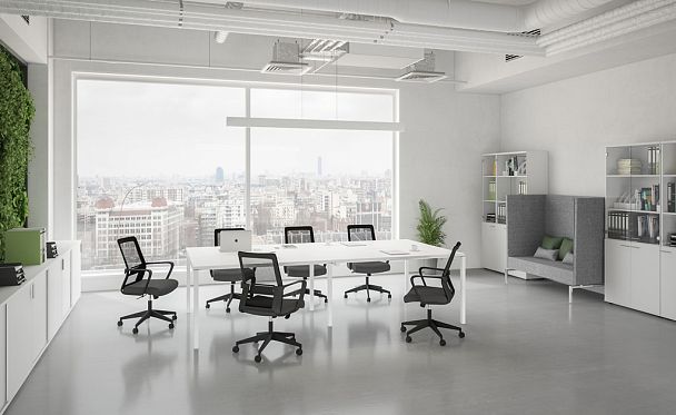 Стеллаж/Корпус шкафа высокого Sigma 400х400х1955 з.ст ЛДСП 16 мм  / цвет: белый - Вид 19