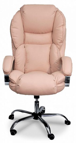 Кресло для руководителя Барон КВ-12-131112 светло-розовый - Вид 1