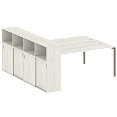/catalog/kategorii/stoly/rabochie-stantsii-i-bench-sistemy/metal-system-quattro-r-st-s-shkafom-kupe-na-p-obraznom-m-k-40bp-rs-sshk-4-5-t-dub-navarra-mokko-meta/ - фотография