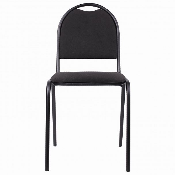 Стул для посетителей РС00Л, черный каркас, ткань черная - Вид 3