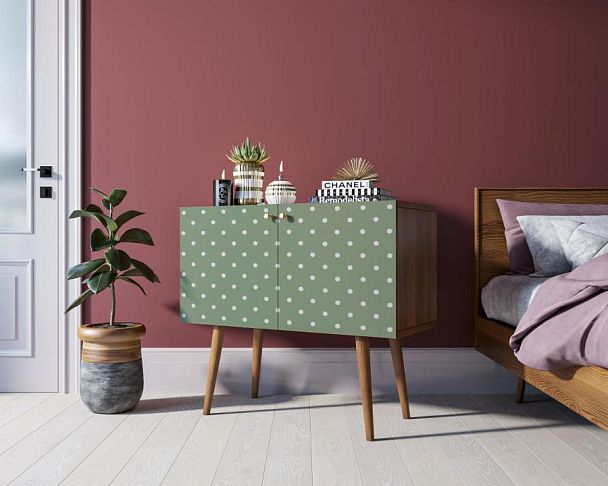 Комод на высоких ножках Berber малый принт 12 арт BB13/Print_12 - Вид 3