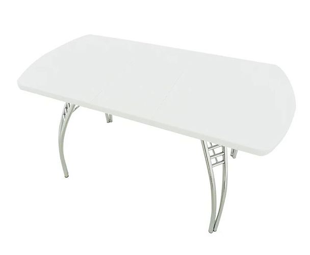 Стол МДФ раздвижной В Дуб белый) - Вид 2