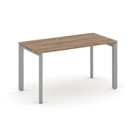 Style Project Next Стол письменный SN-59P.SP-022 Дуб Табак/Металл Серый/Серебро Заглушка 1180*800*750 - Фото предпросмотра