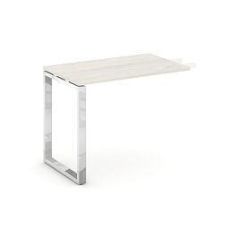 Style Project Direct Lux Брифинг-приставка M-SN-6O.BR-003 Дуб Наварра/Нержавеющая Сталь/Хром 980*600*750 - Фото предпросмотра