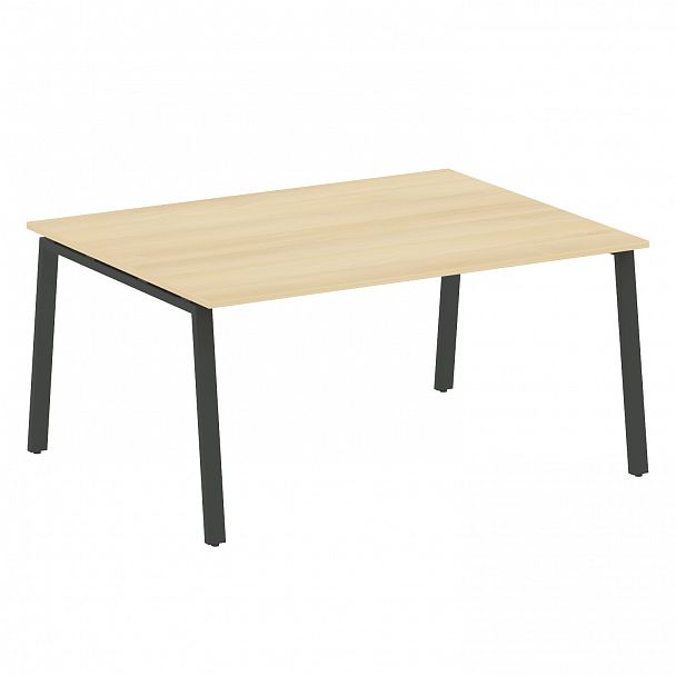 Стол для переговоров "Metal System" БА.ПРГ-1.4 акация/антрацит - Вид 1