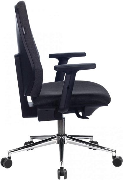 Кресло Бюрократ CH-545SL серый 38-417 крестов. металл хром - Вид 2