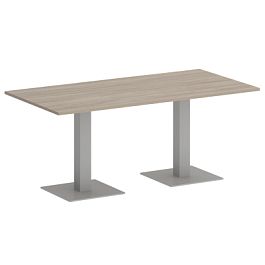 Home Office Стол прямоугольный VR.SP-5-180.2 Дуб аттик/Серый металл 1800*900*753 - Фото предпросмотра