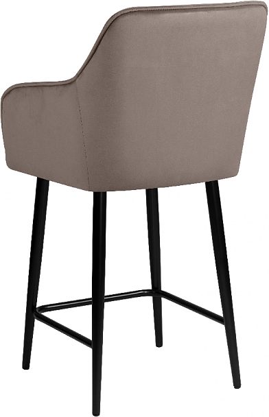 Комплект полубарных поворотных кресел Мони К, Confetti mocco/черный, 3 шт. - Вид 6